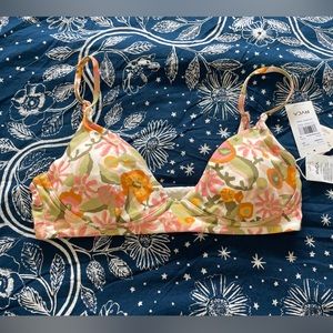 RVCA floral swim top